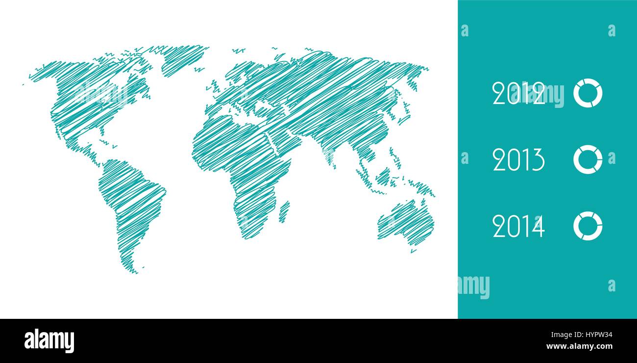 modernes Business Infografiken Elemente, Vektor-Illustration, EPS10 Stock Vektor