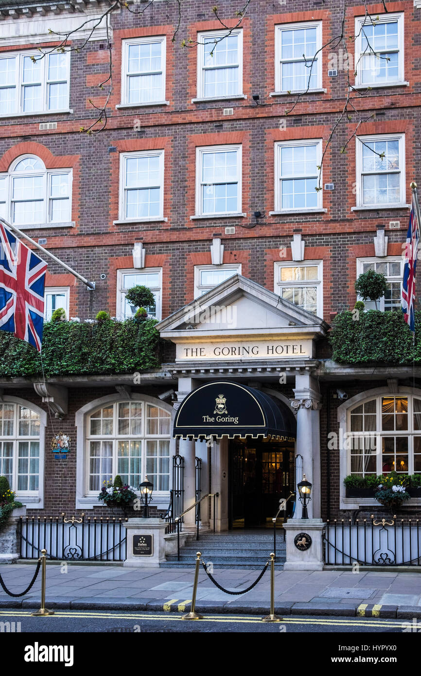Goring, London die letzten verbleibenden Familienbesitz Luxus Hotel, Belgravia, London, England, Vereinigtes Königreich Stockfoto