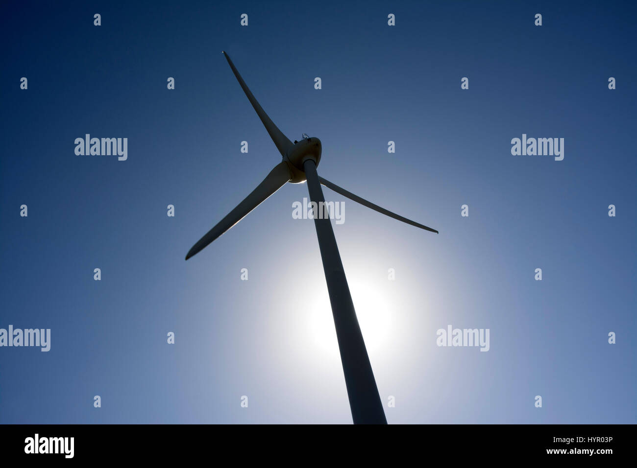 Wind-Turbine-detail Stockfoto