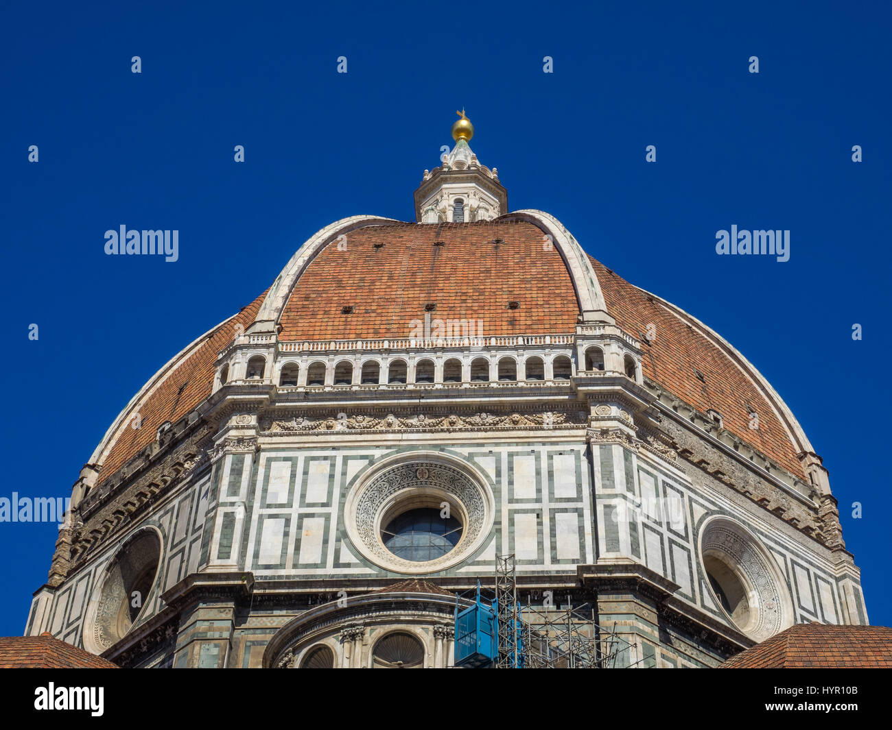 Hauptkuppel (Kuppel) der Heiligen Maria von der Blume Kathedrale (Santa Maria del Fiore), Florenz, Toskana, Italien Stockfoto