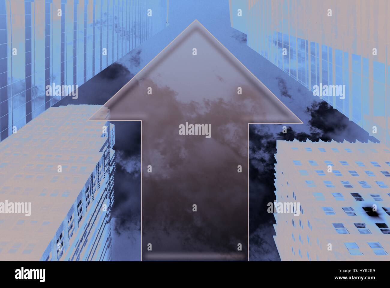 Immobilien-Wachstum Stockfoto