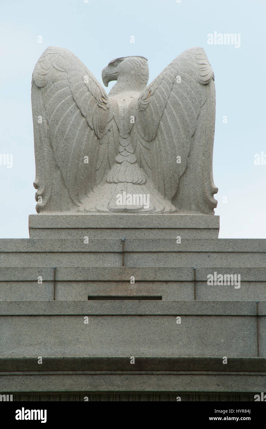 Tor-Adler, Nationalfriedhof Arlington, Virginia Stockfoto
