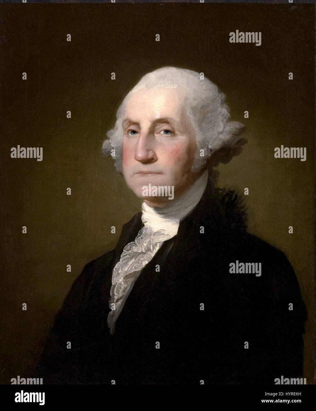 Porträt von George Washington von Gilbert Stuart 1797 Stockfoto