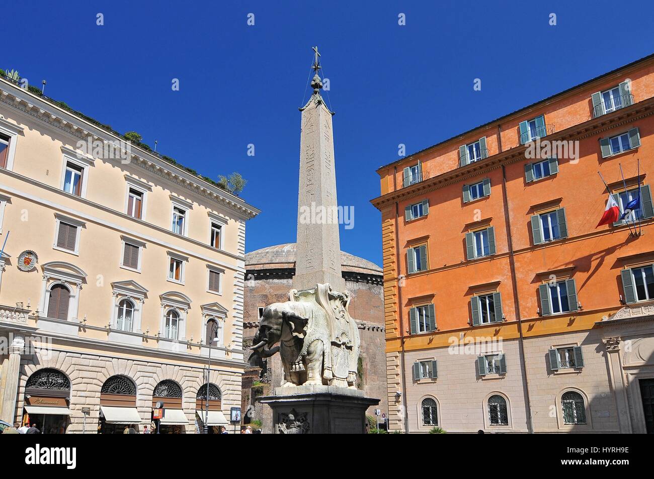 Italien, Latium, Rom, Santa Maria obelisk Stockfoto