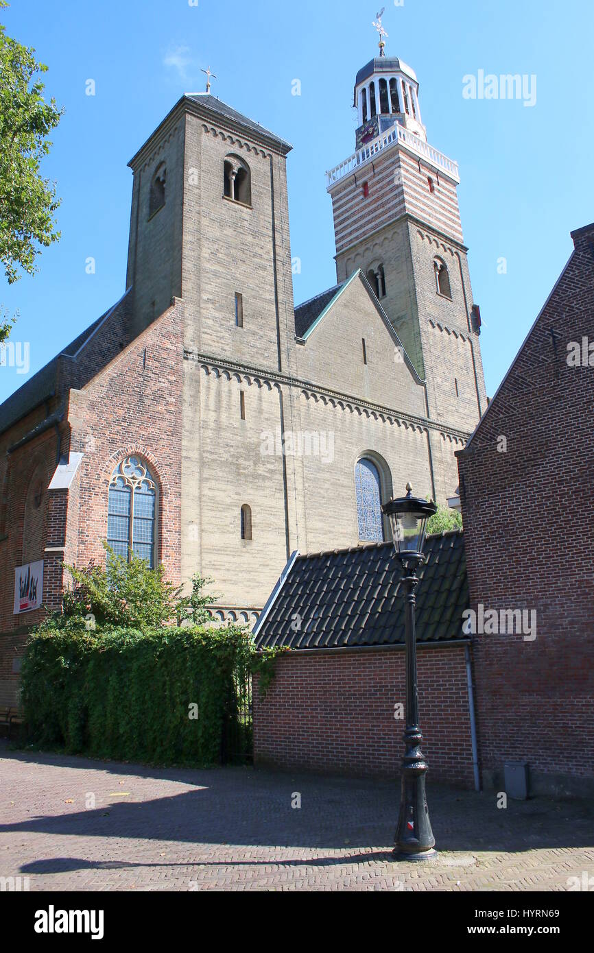 12. Jahrhundert protestantischen Nicolaïkerk (St.-Nikolaus-Kirche), Nicolaaskerkhof, zentrale Utrecht, Niederlande Stockfoto