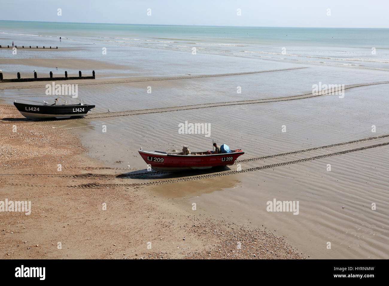 Allgemeine Ansichten der Küste Stadt Bognor Regis, West Sussex, UK. Stockfoto