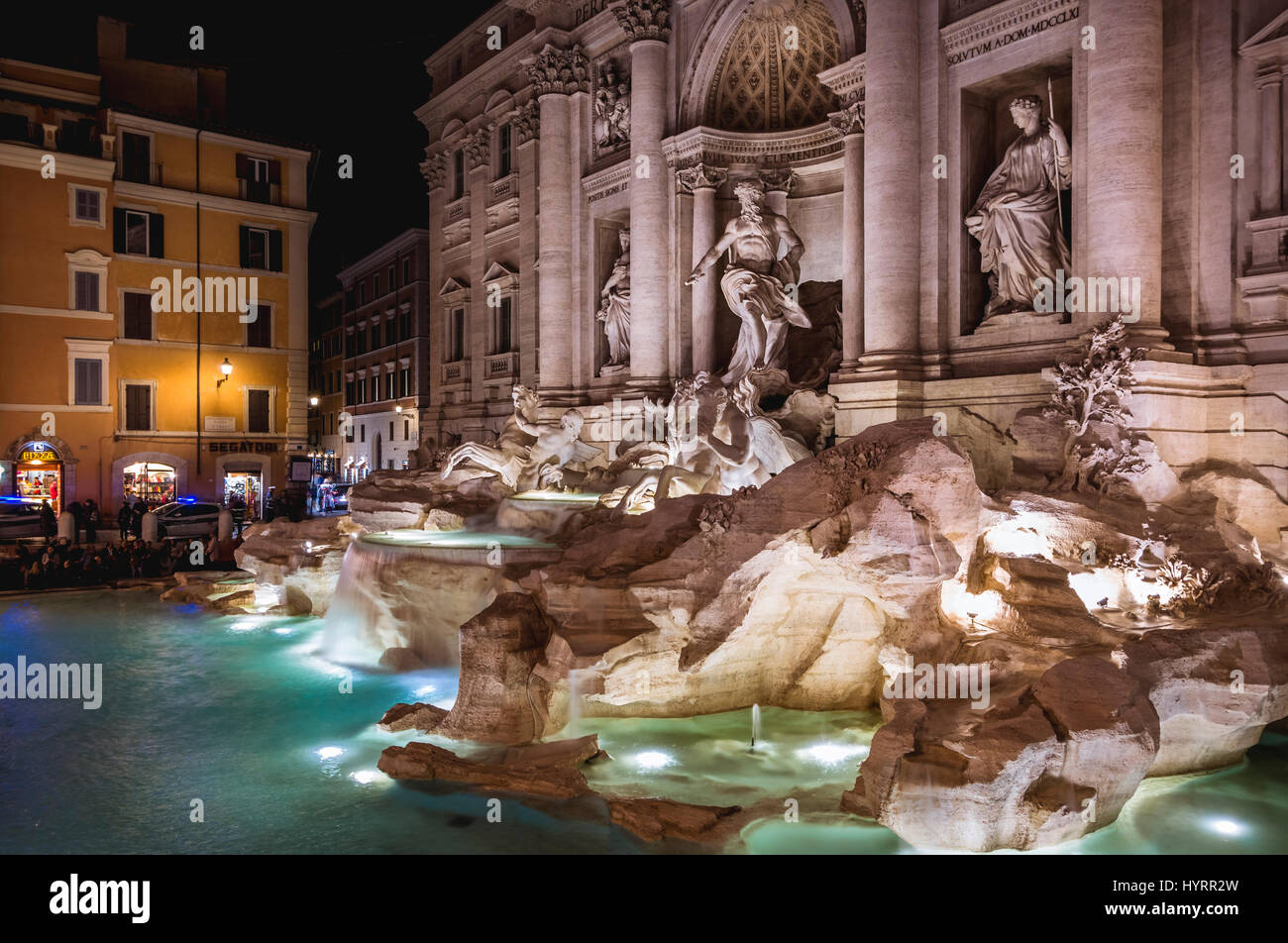 Trevi-Brunnen Stockfoto