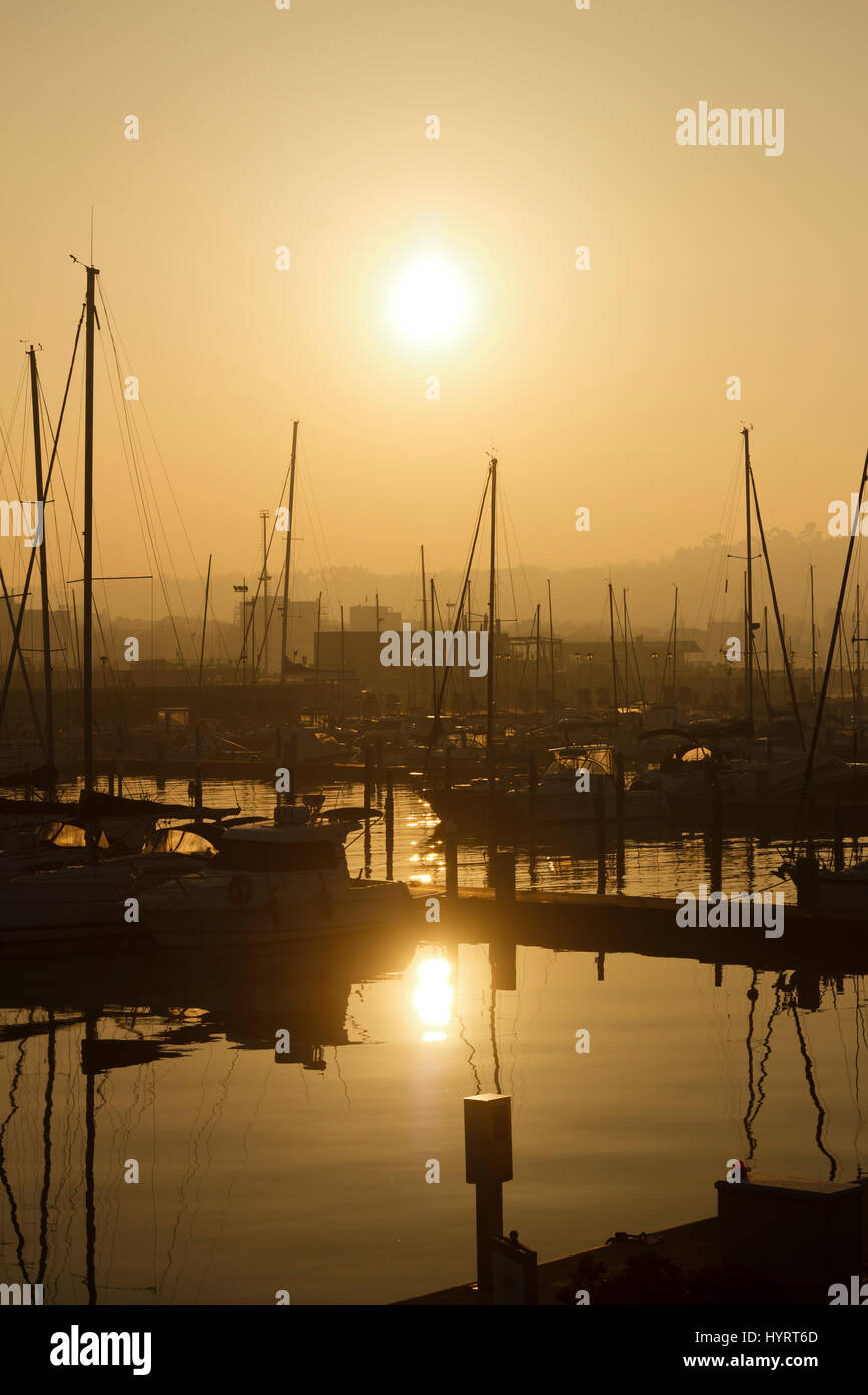 Hafen von Fano - Marche, Italien Stockfoto