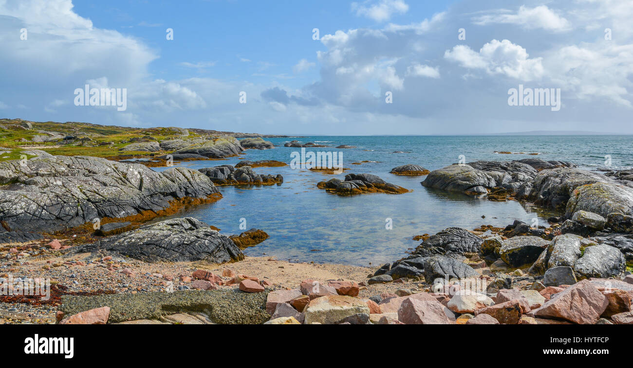 Coral Beach in der Nähe von Carraroe, County Galway, Irland Stockfoto