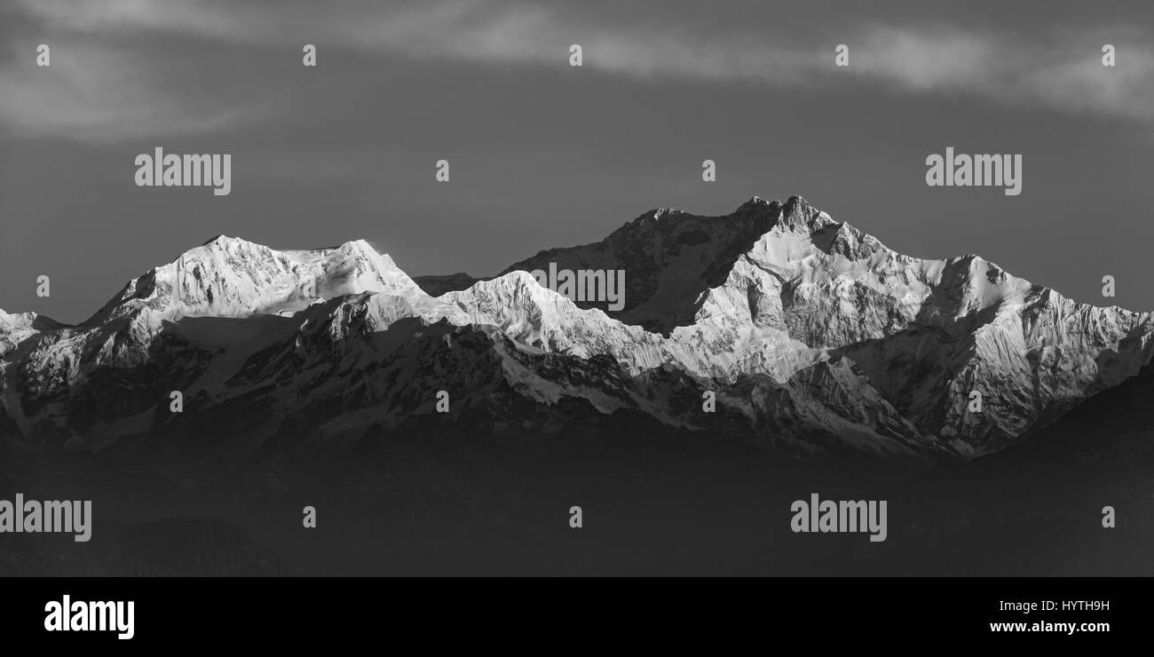 Mount Kangchenjunga Stockfoto