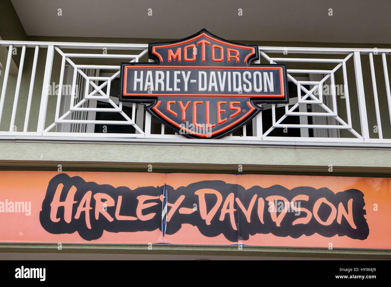 Harley-Davidson Store, Cayman Inseln Stockfoto