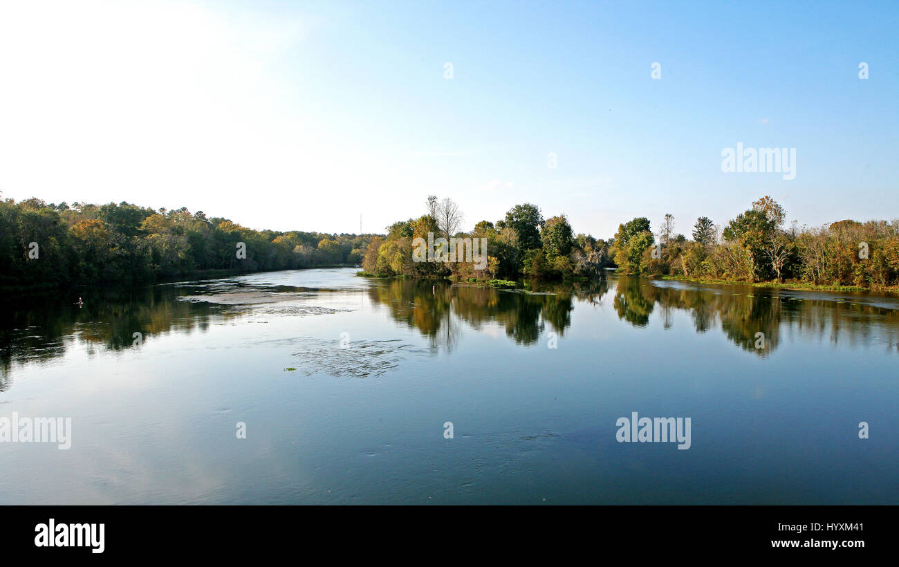 Szenen in Augusta, Georgia - Savannah River Stockfoto Szenen in Augusta, Georgia - Savannah River Stockfoto