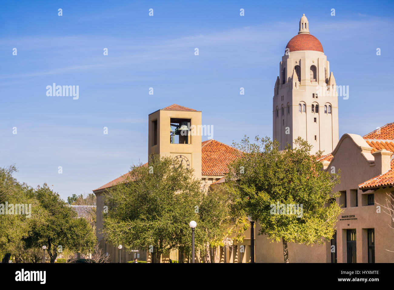 Hoover-Turm an der Stanford University wurde zum 50-jährigen Jubiläum gebaut. Stockfoto