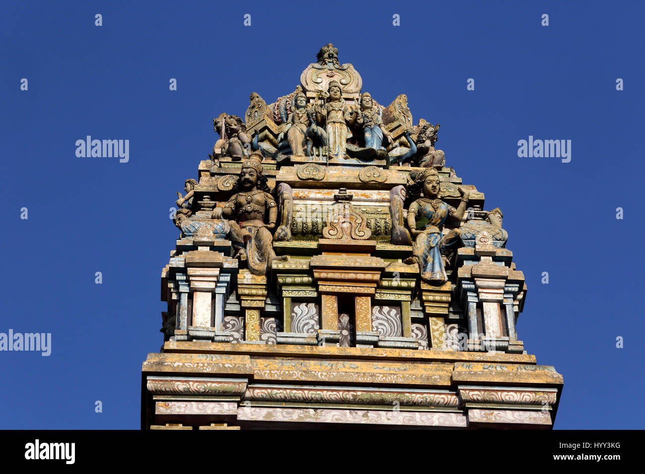 Pettah Colombo Sri Lanka neue Kathiresan Kovil Tempel gewidmet War Gott Murugan Hindu Götter auf die Kovil Stockfoto