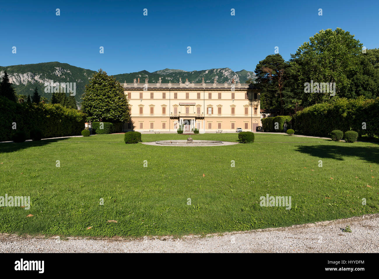 Villa Giulia, historisches Gebäude in der Nähe von Bellagio (Comer See, Lombardei, Italien) entlang des Comer Sees (Lario) Stockfoto