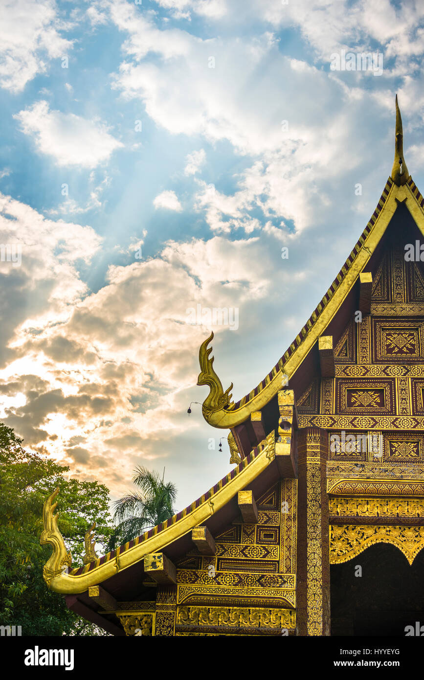 Phra Singh Tempel, Chiang Mai, Provinz Chiang Mai, Nord-Thailand, Thailand Stockfoto