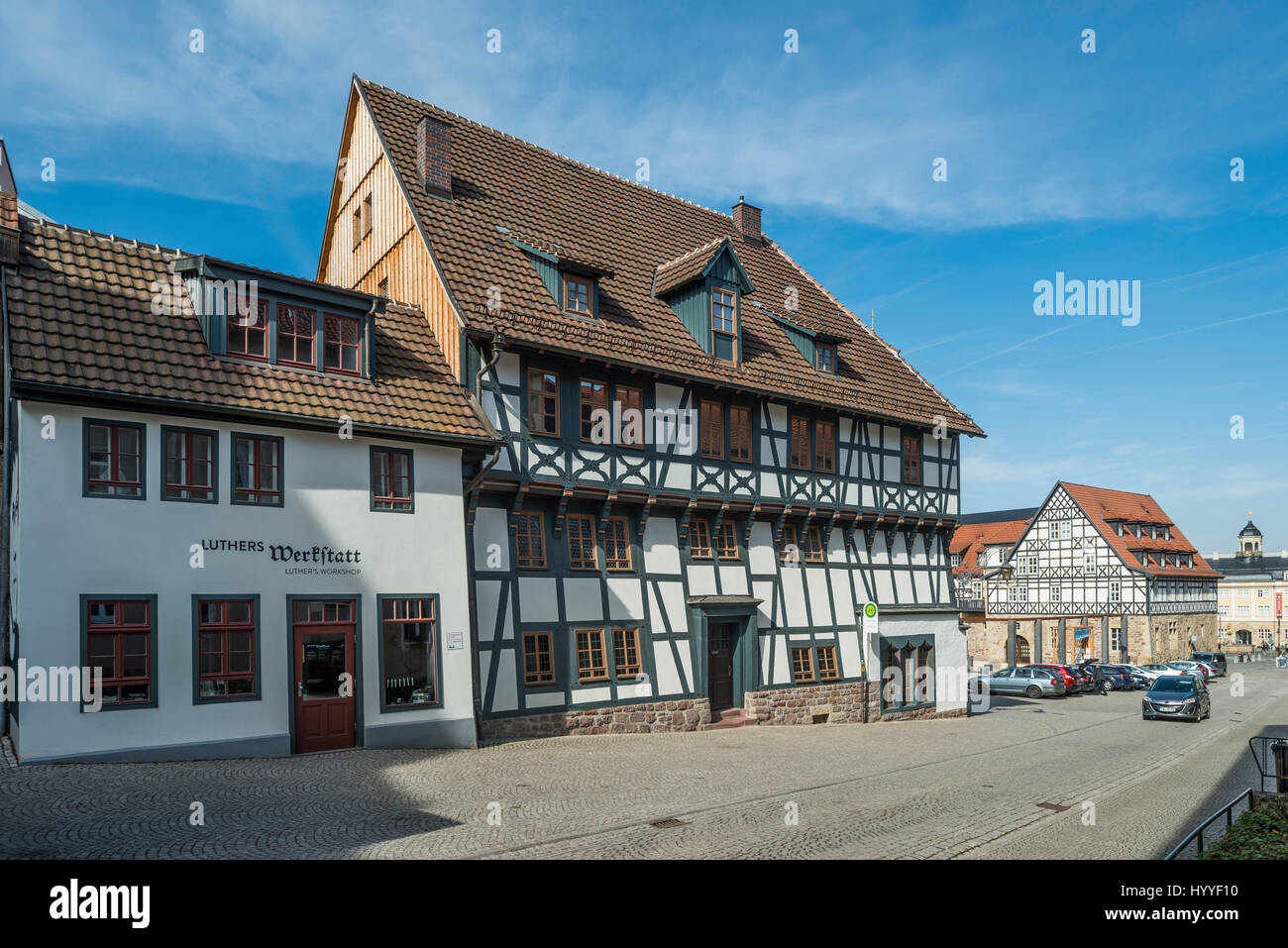 Luther House, Museum, europäisches Erbe Standort, Eisenach, Thüringen, Deutschland Stockfoto