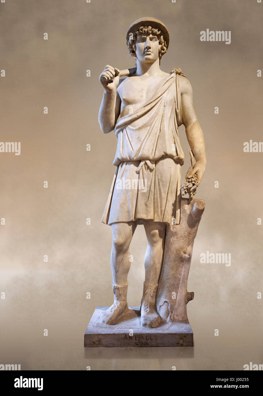 Römische Tatue Antonius als Quellen genannt. Richelieu Sammlung, Inv-Nr. MR 73 oder Ma 5781, Louvre-Museum, Paris. Stockfoto