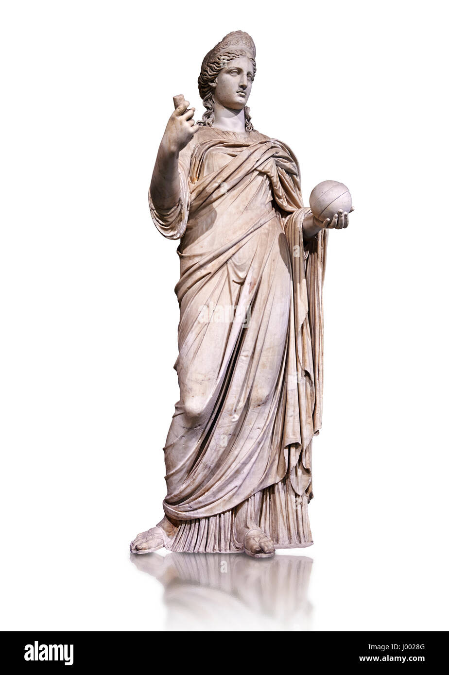 Statue der Juno bekannt als La Providence, ein 2. Jahrhundert n. Chr. Römische Skulptur aus Rom, Italien. Inv-Nr. Herr 333 oder Ma 485, Louvre-Museum, Paris. Stockfoto