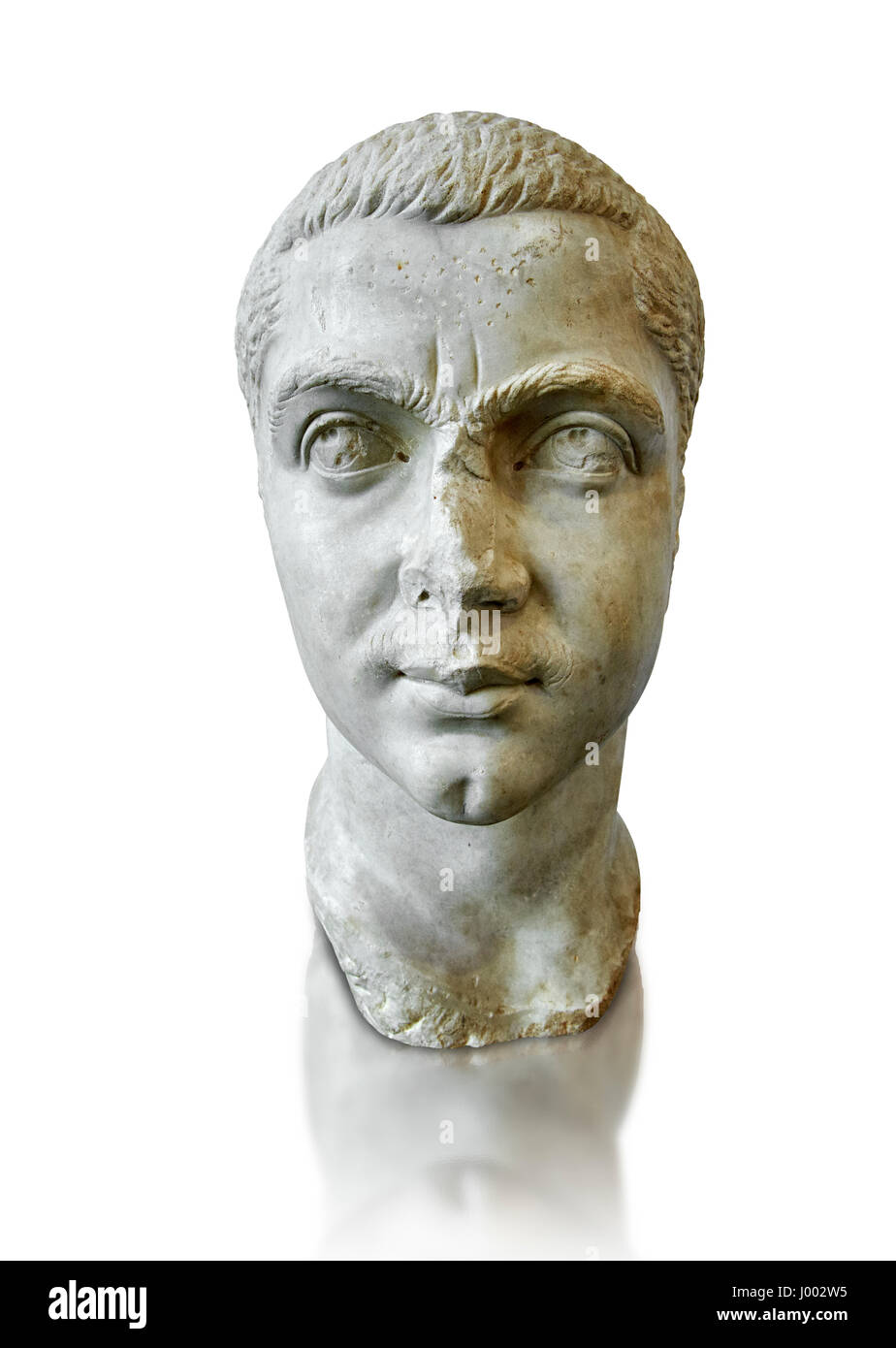Römische Skulptur Büste von Gordian III zwischen 238 und 244 n. und ausgegraben von Ostia. Das römische Nationalmuseum, Rom, Italien Stockfoto