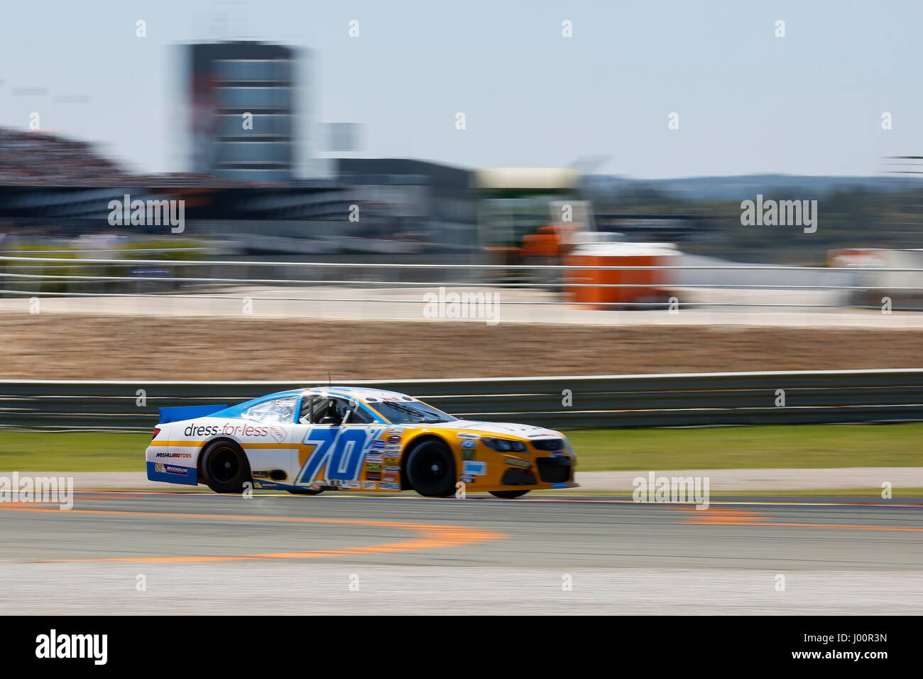 Valencia, Spanien. 8. April 2017. Valencia, ESPANA - März 2017: Simon während der NASCAR WHELEN EURO Serie Rennen 1 ELITE 1 in Circuit Ricardo Tormo, Cheste, Valencia, Spanien. : Bildnachweis Cronos/Omar Arnau: Cronos/Alamy Live-Nachrichten Stockfoto