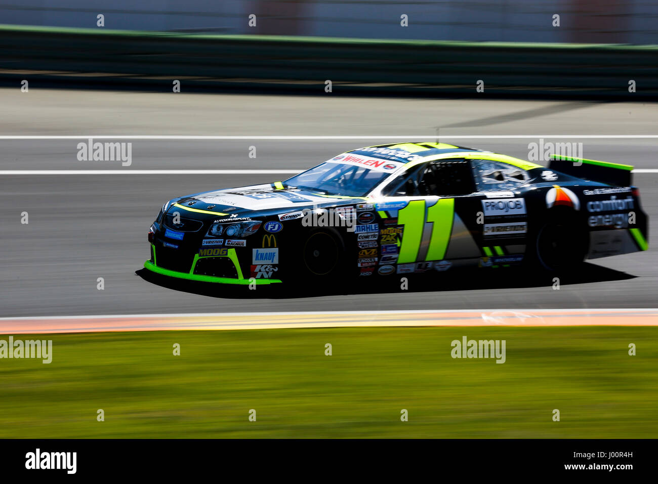 Valencia, Spanien. 8. April 2017. Valencia, ESPANA - März 2017: Longin während der NASCAR WHELEN EURO Serie Rennen 1 ELITE 1 in Circuit Ricardo Tormo, Cheste, Valencia, Spanien. : Bildnachweis Cronos/Omar Arnau: Cronos/Alamy Live-Nachrichten Stockfoto