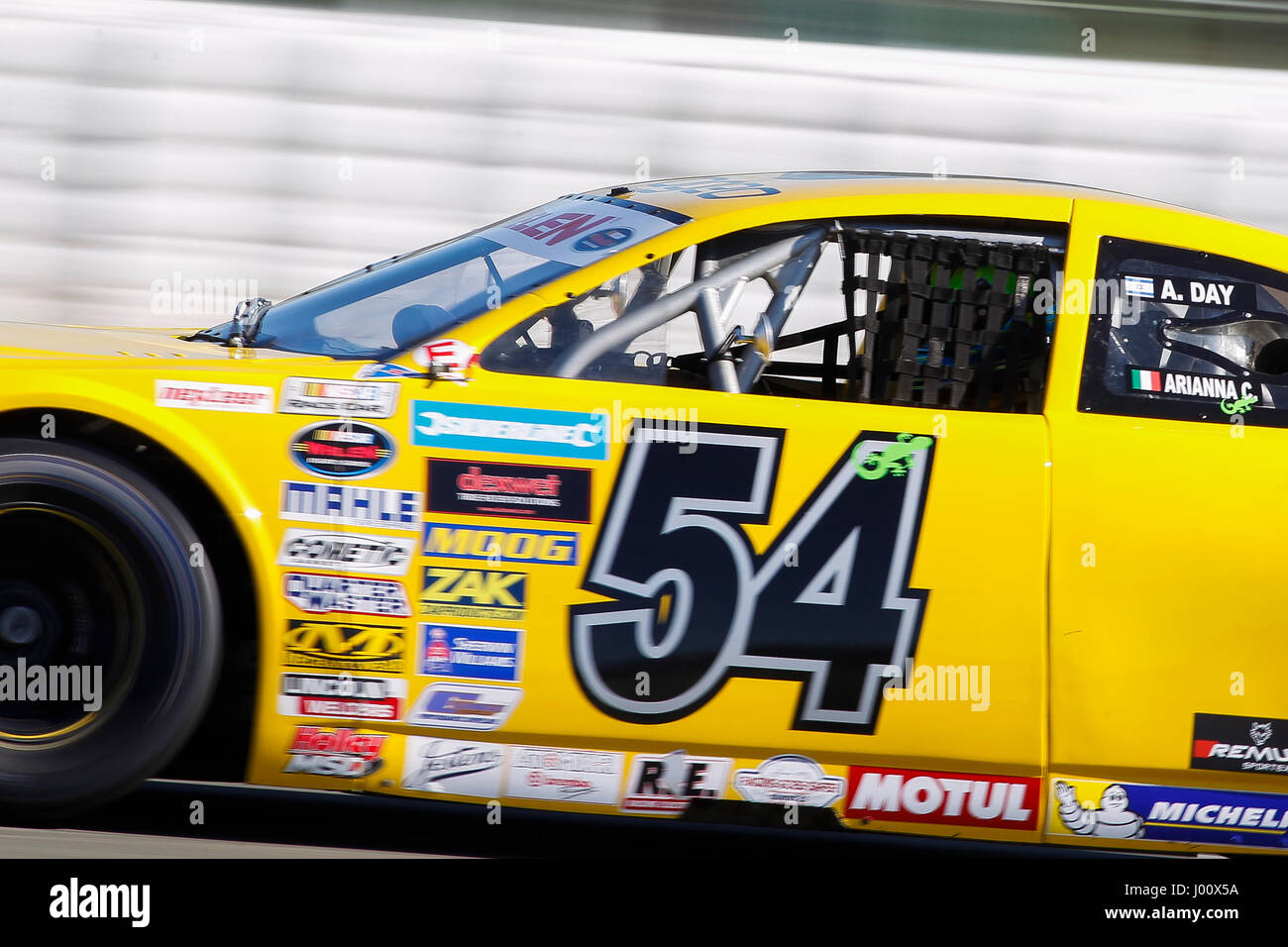 Valencia, Spanien. 8. April 2017. Valencia, ESPANA - März 2017: Casoli während der NASCAR WHELEN EURO Serie Rennen 1 ELITE 2 in Circuit Ricardo Tormo, Cheste, Valencia, Spanien. Foto: Cronos/Omar Arnau Stockfoto