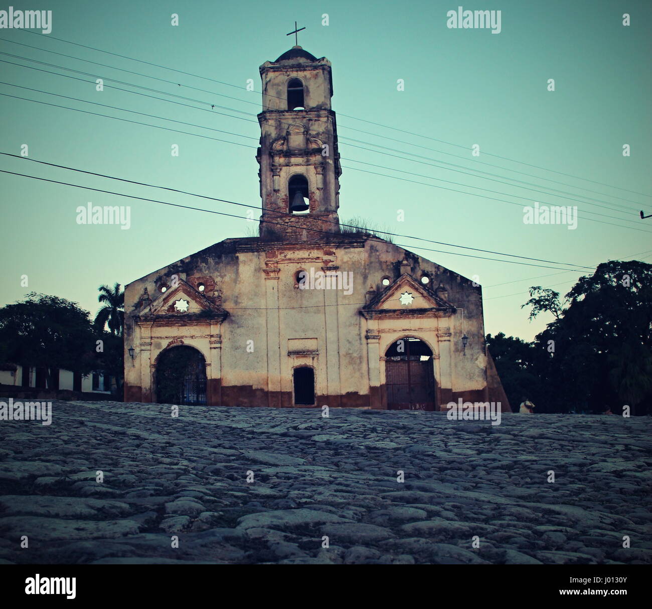Die Kirche Santa Ana, Trinidad, Kuba, Karibik Stockfoto