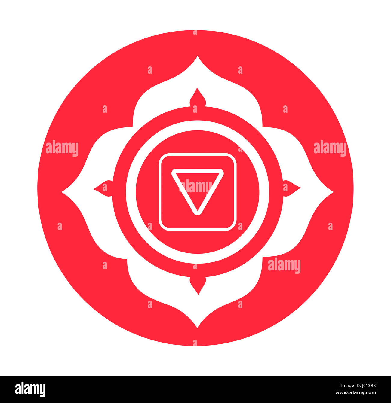 Chakra-symbol Stockfoto