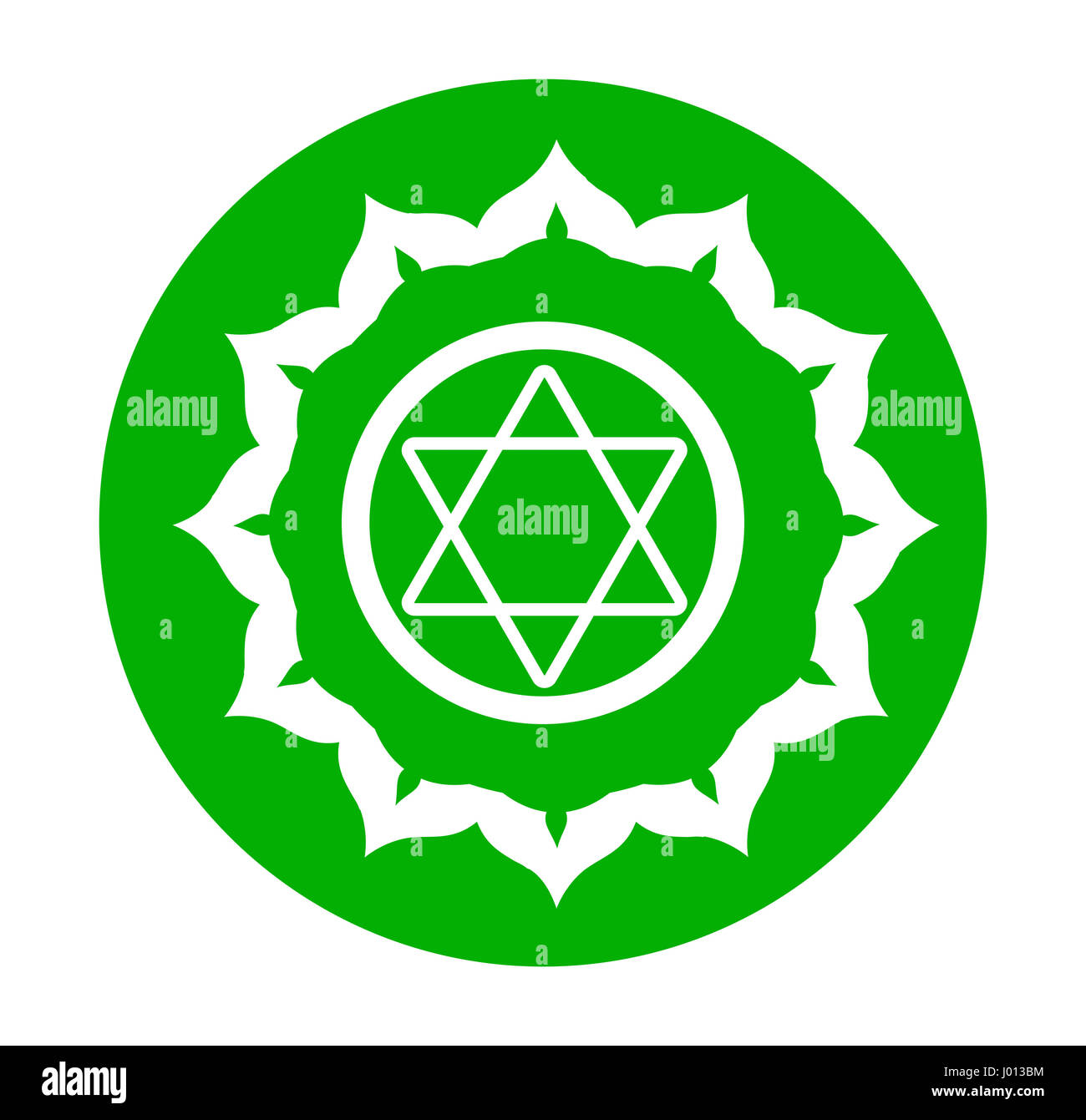Chakra-symbol Stockfoto
