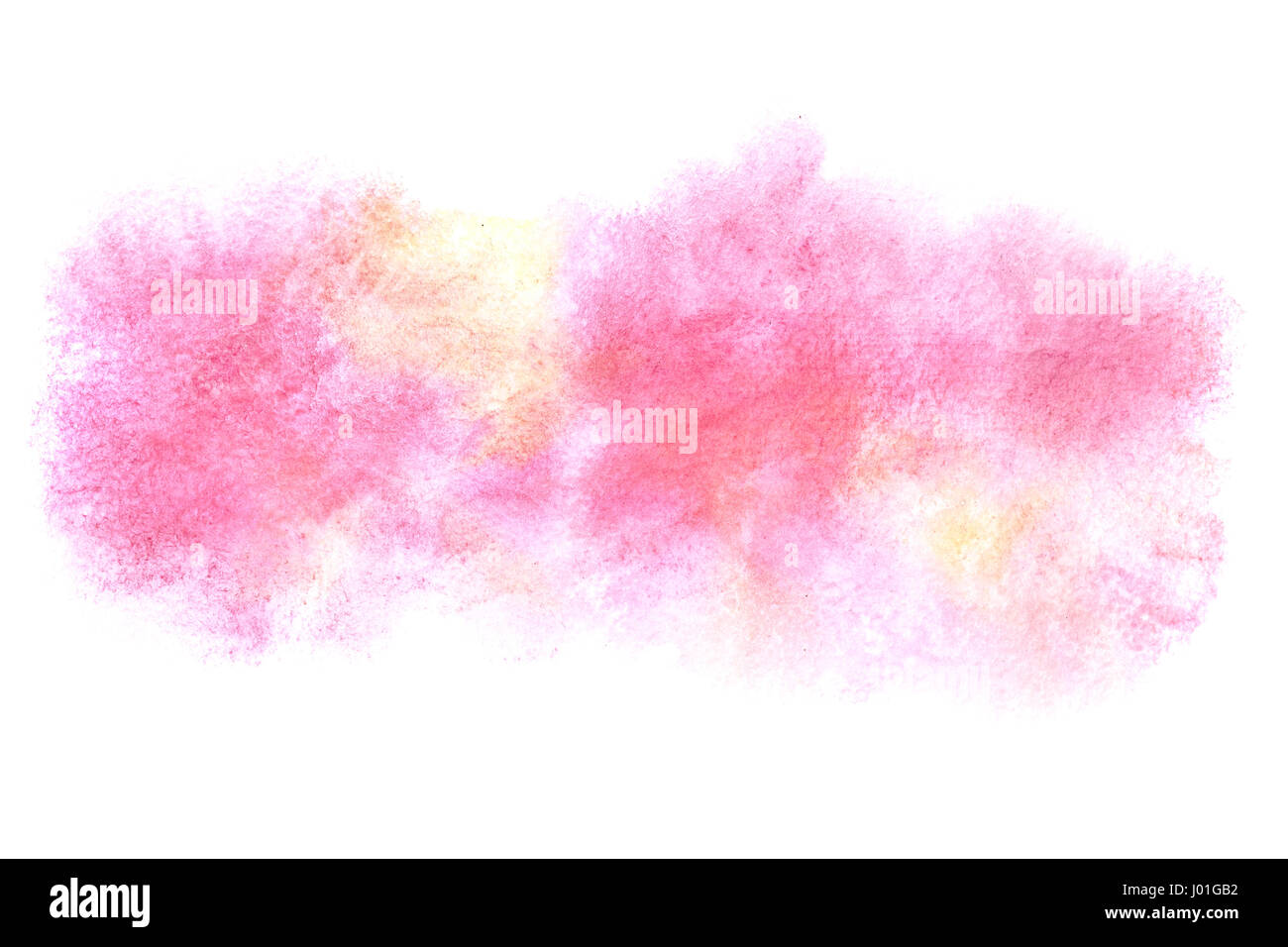 Bunte Aquarell Fleck - abstrakten Hintergrund. Aquarell-Element für Ihr design Stockfoto