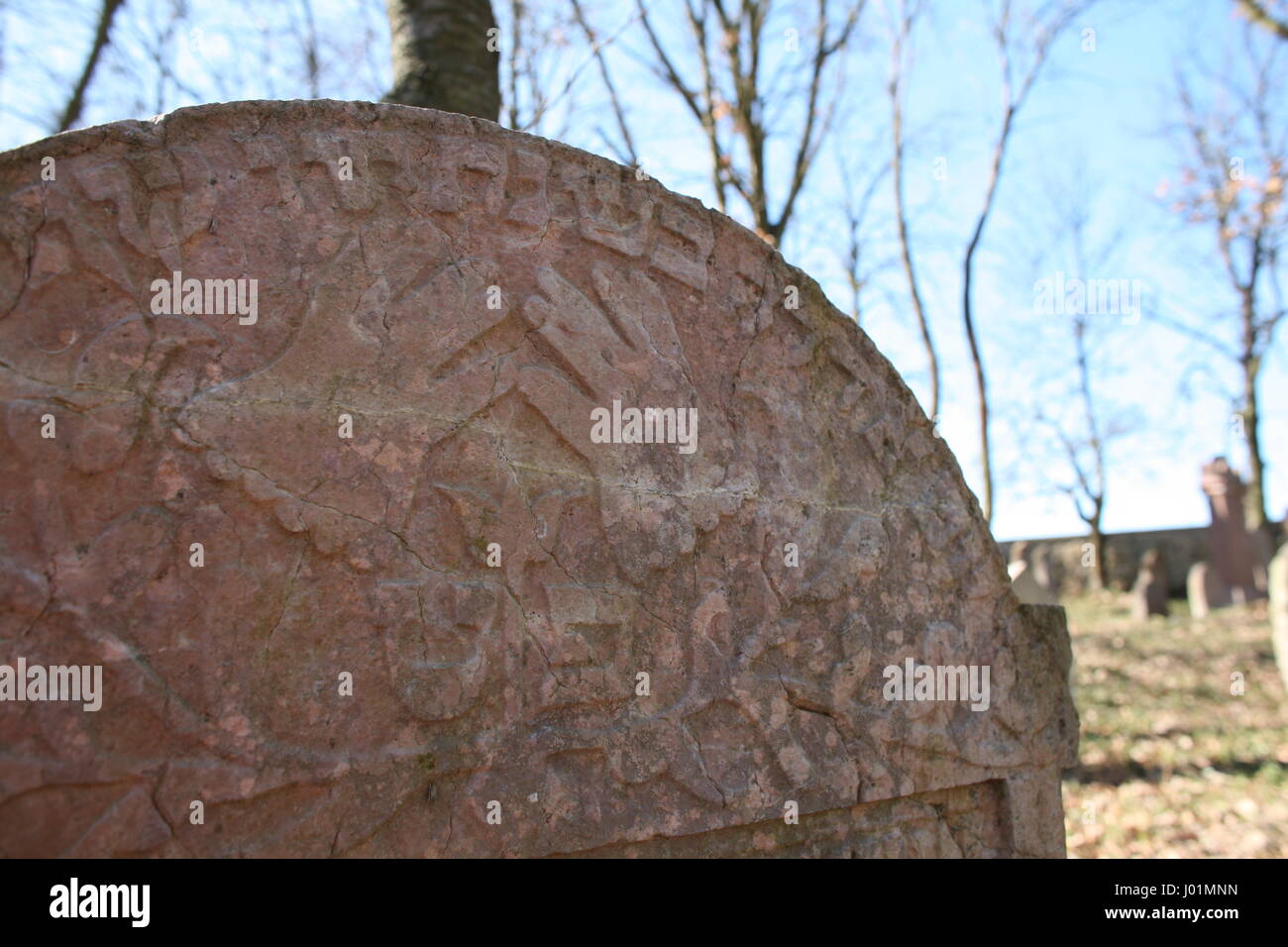 jüdischer Friedhof Stockfoto