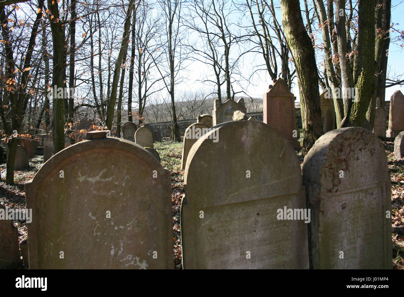 jüdischer Friedhof Stockfoto