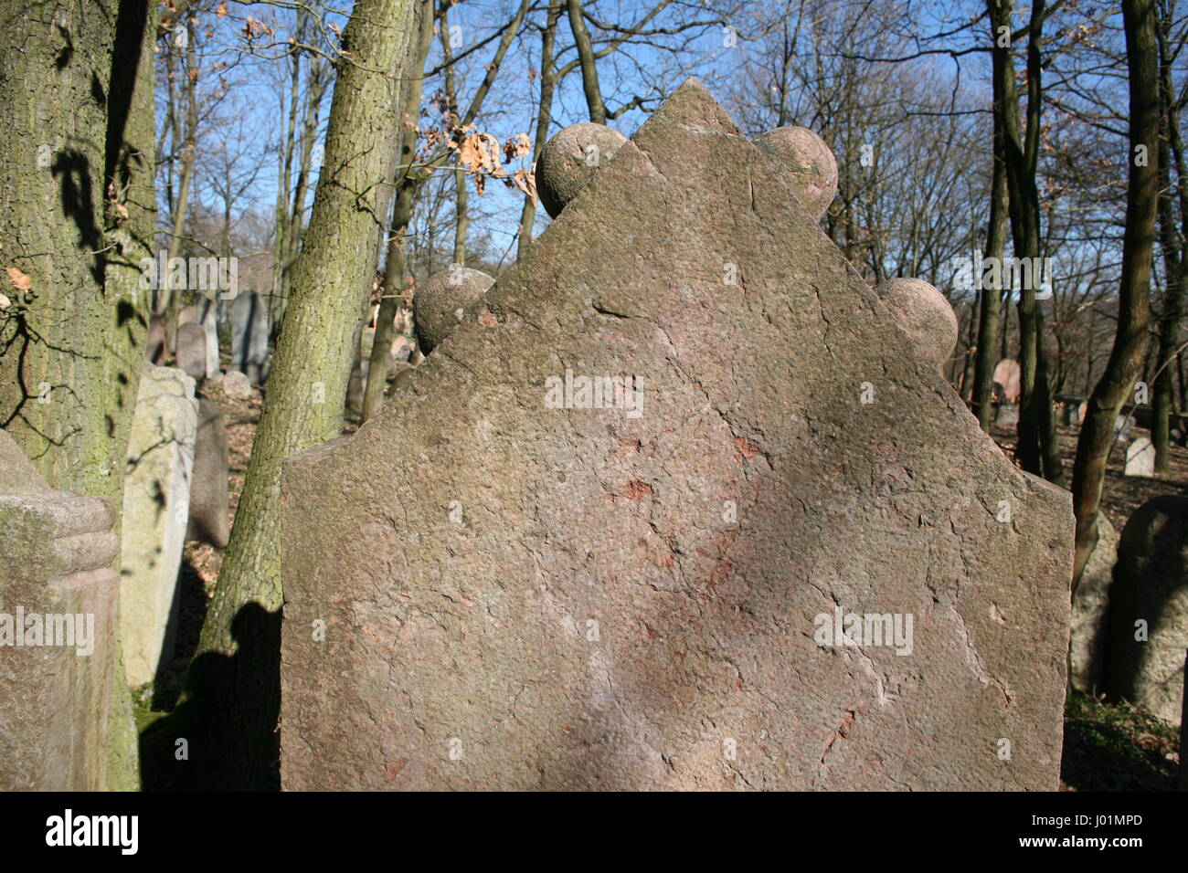 jüdischer Friedhof Stockfoto