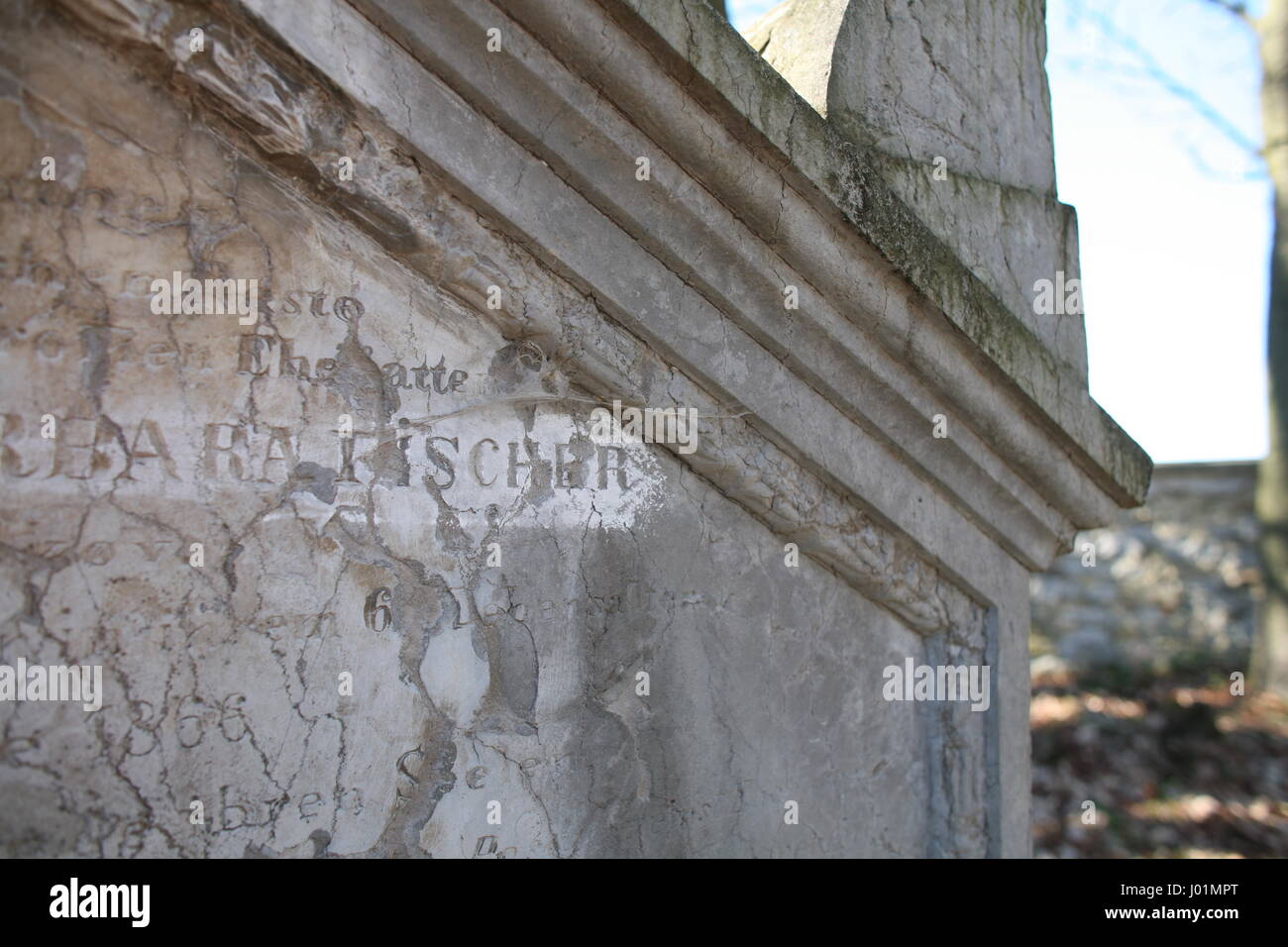 jüdischer Friedhof Stockfoto