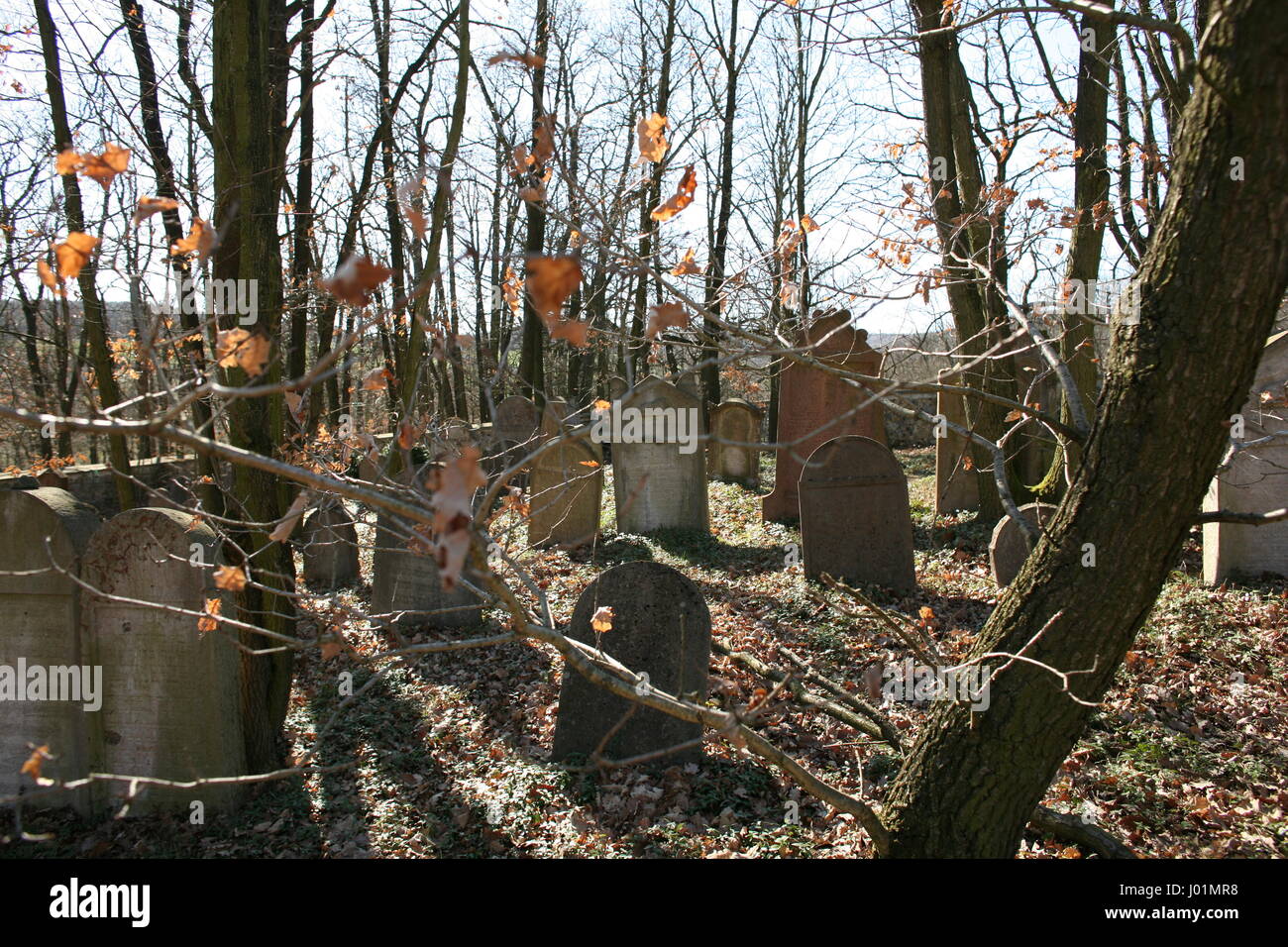 jüdischer Friedhof Stockfoto