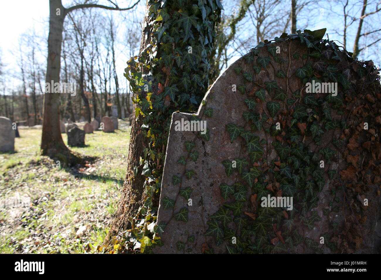 jüdischer Friedhof Stockfoto