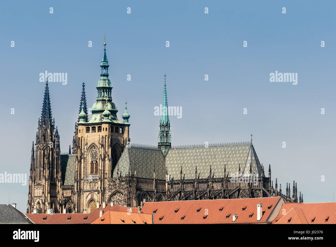 Prager Burg Hradzany (Tschechien) Stockfoto