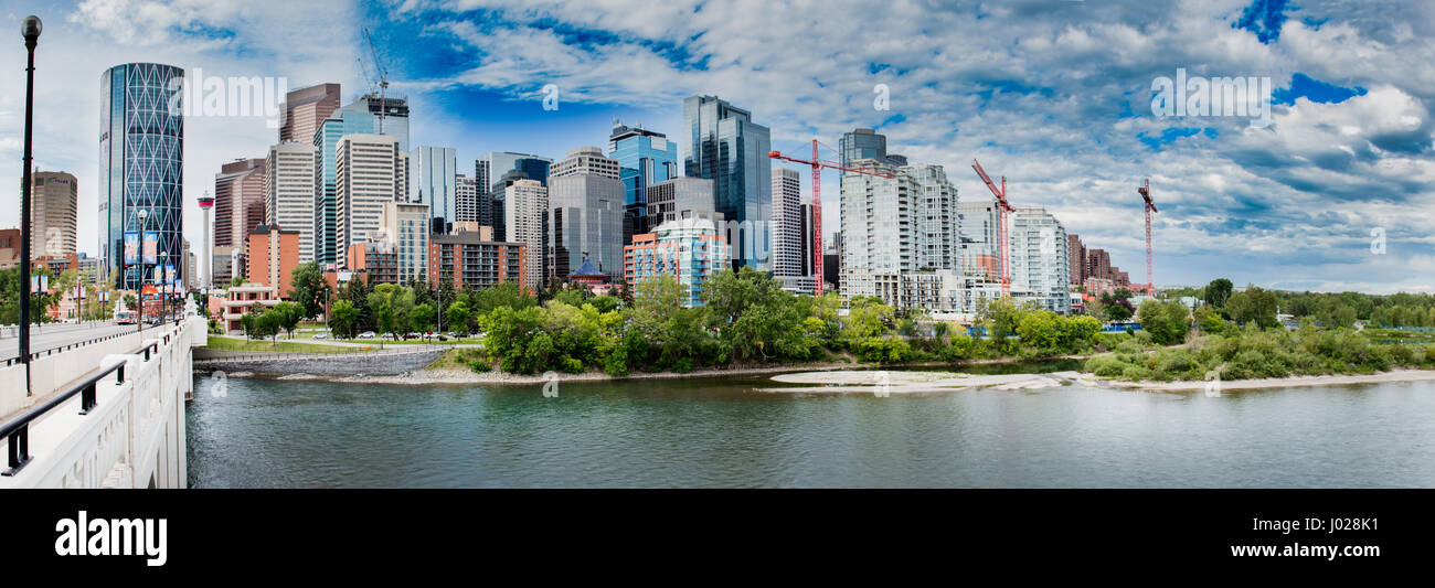 Die Innenstadt von Calgary Alberta Kanada Stockfoto
