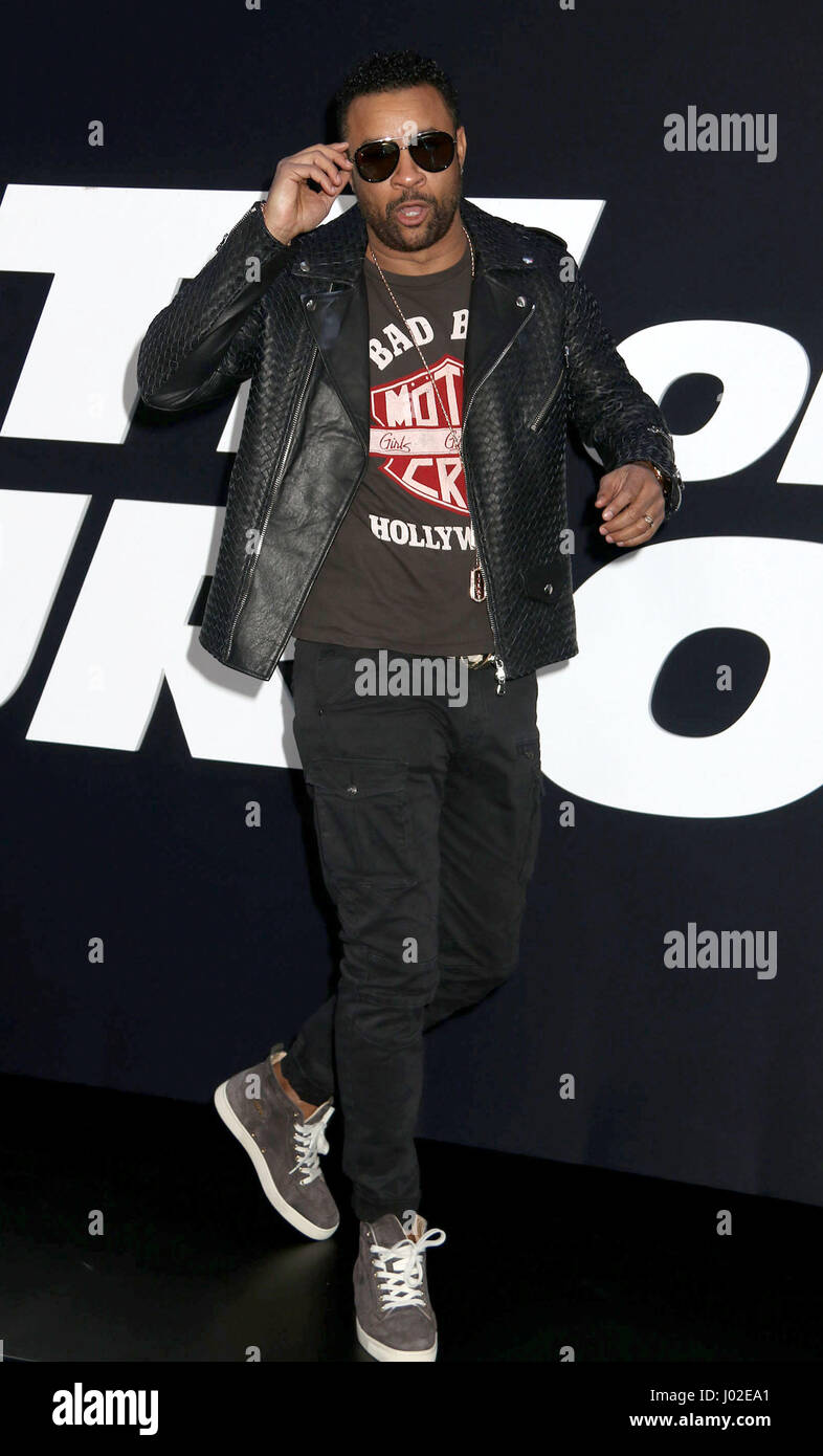 8. April 2017 - die New Yorker Premiere von "The Fate of the Furious" statt in der Radio City Music Hall, New York, New York, USA - SHAGGY besucht (Credit-Bild: © Nancy Kaszerman über ZUMA Draht) Stockfoto