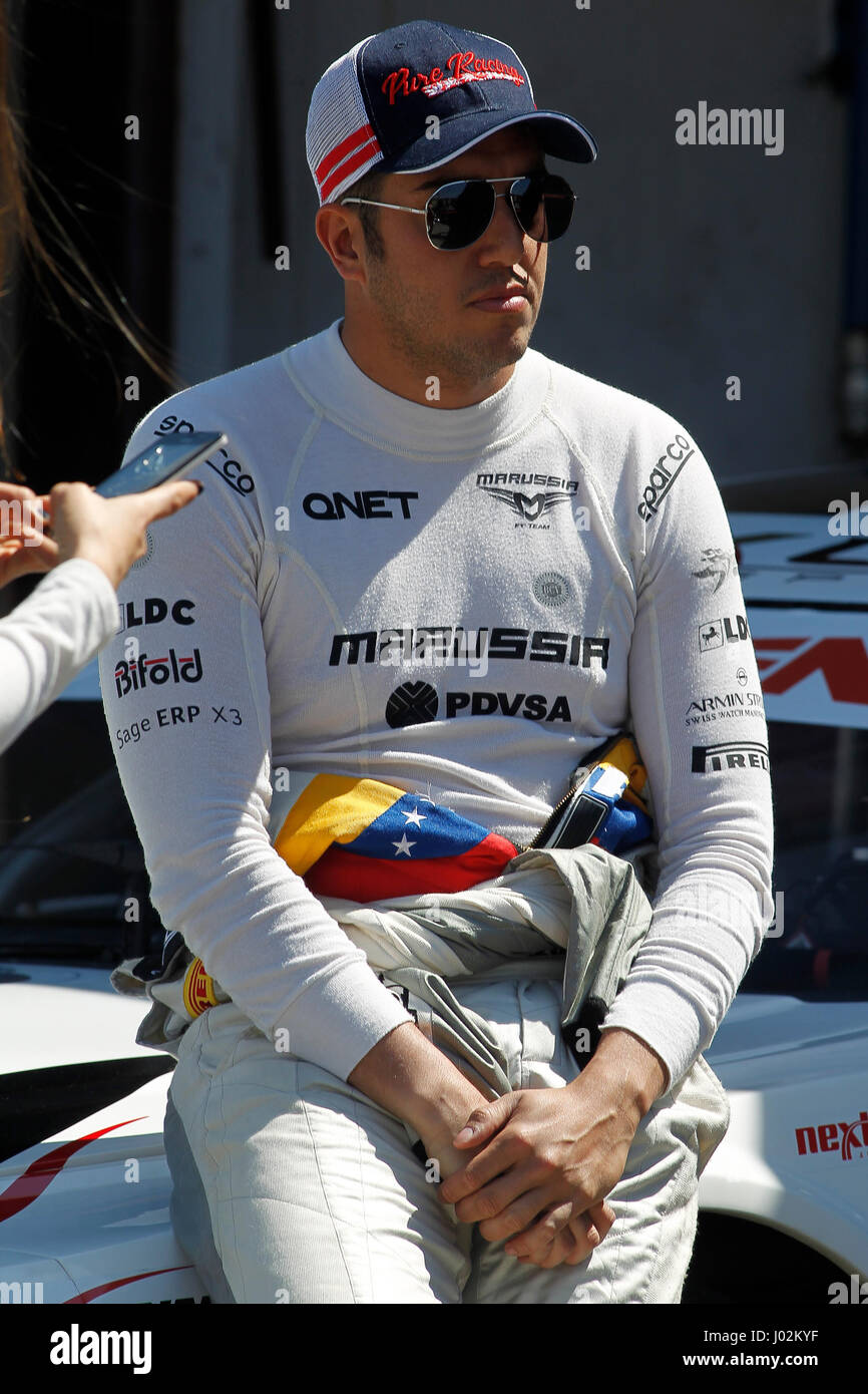 Valencia, Spanien. 9. April 2017.  Gonzalez in der NASCAR WHELEN EUROSERIE Sitzung Sonntag in Circuit Ricardo Tormo, Cheste, Valencia, Spanien. Foto: Cronos/Omar Arnau/Alamy Live News Stockfoto