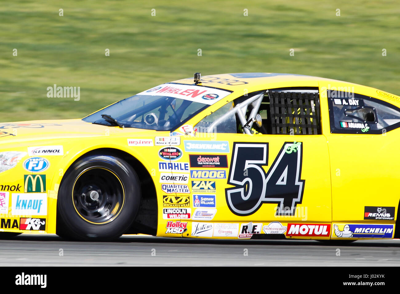 Valencia, Spanien. 9. April 2017.  Tag während der NASCAR WHELEN EUROSERIE Sitzung Sonntag in Circuit Ricardo Tormo, Cheste, Valencia, Spanien. Foto: Cronos/Omar Arnau/Alamy Live News Stockfoto