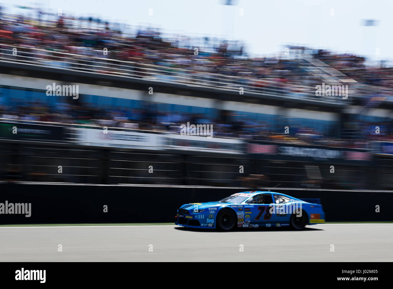 Valencia, Spanien. 9. April 2017.  De byder während der NASCAR WHELEN EUROSERIE Sitzung Sonntag in Circuit Ricardo Tormo, Cheste, Valencia, Spanien. Foto: Cronos/Omar Arnau/Alamy Live News Stockfoto
