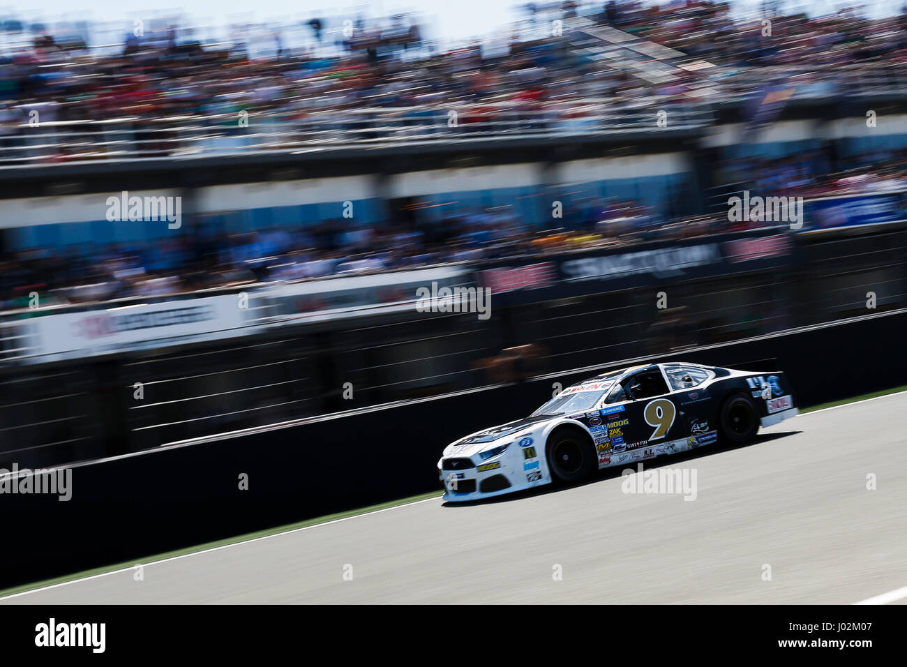 Valencia, Spanien. 9. April 2017.  Ercoli während der NASCAR WHELEN EUROSERIE Sitzung Sonntag in Circuit Ricardo Tormo, Cheste, Valencia, Spanien. Foto: Cronos/Omar Arnau/Alamy Live News Stockfoto