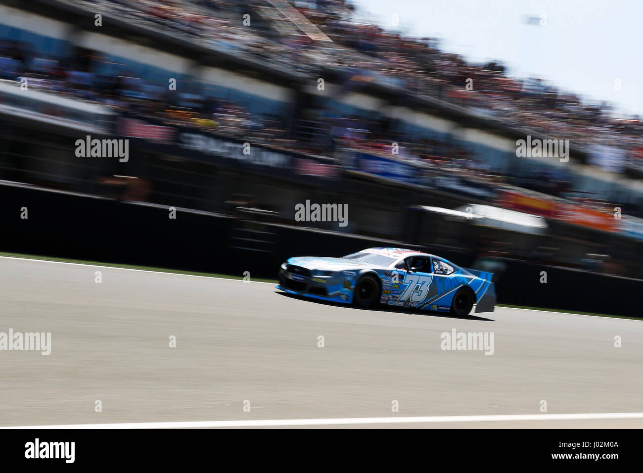 Valencia, Spanien. 9. April 2017.  De byder während der NASCAR WHELEN EUROSERIE Sitzung Sonntag in Circuit Ricardo Tormo, Cheste, Valencia, Spanien. Foto: Cronos/Omar Arnau/Alamy Live News Stockfoto