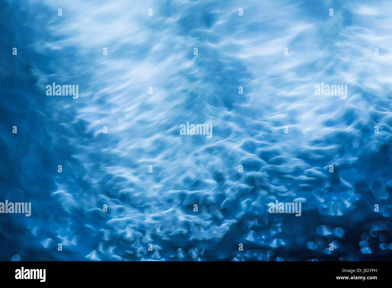 Abstrakt Blau swirly Hintergrund für Website Tapeten, außerirdische Landschaft oder Welt, vielleicht' Kopf in der Metapher und der Cloud" Cloud Computing, abstrakten Himmel. Stockfoto