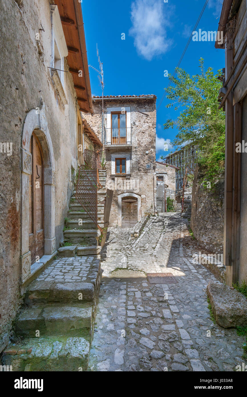 Santo Stefano di Sessanio, Provinz l ' Aquila, Abruzzo (Italien) Stockfoto