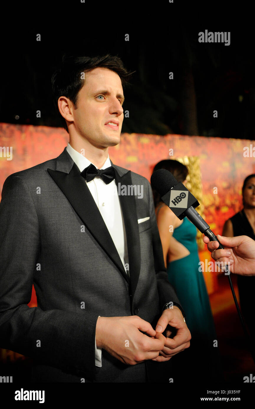 Zach Woods besucht HBO 2015 Emmy After Party im Pacific Design Center am 20. September 2015 in Los Angeles, Kalifornien. Stockfoto