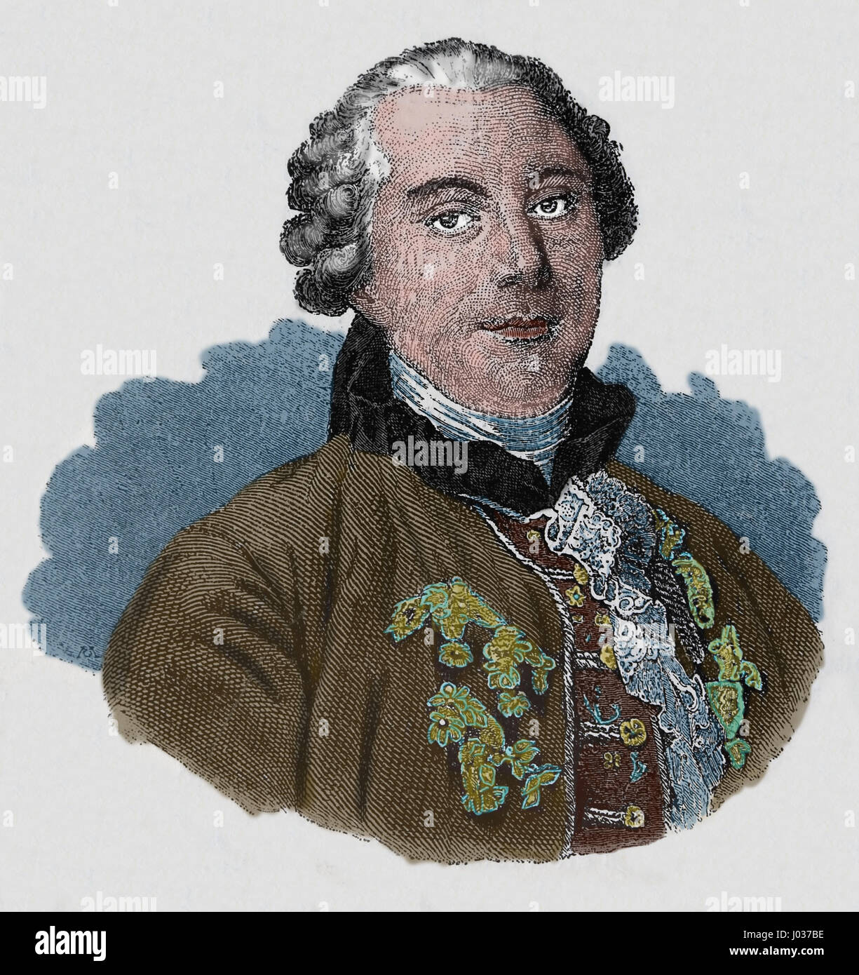 Geoge-Louis Leclerc Buffon (1707-1778). Französischer Naturforscher. Gravur, Nuestro Siglo), 1883.  Spanische Ausgabe Stockfoto