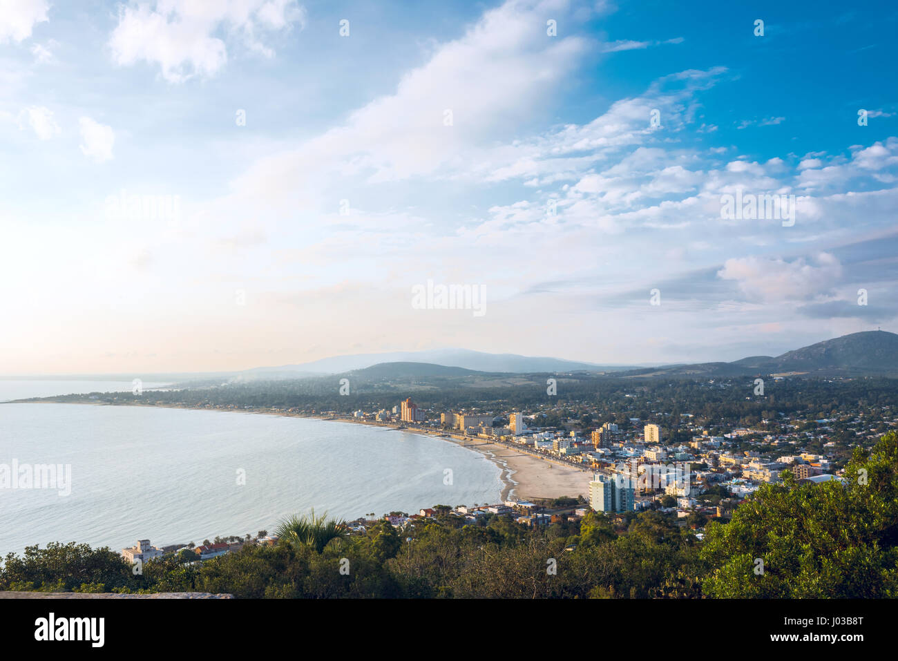 Piriapolis Stadt an der Küste von Uruguay, Maldonado Provinz Stockfoto